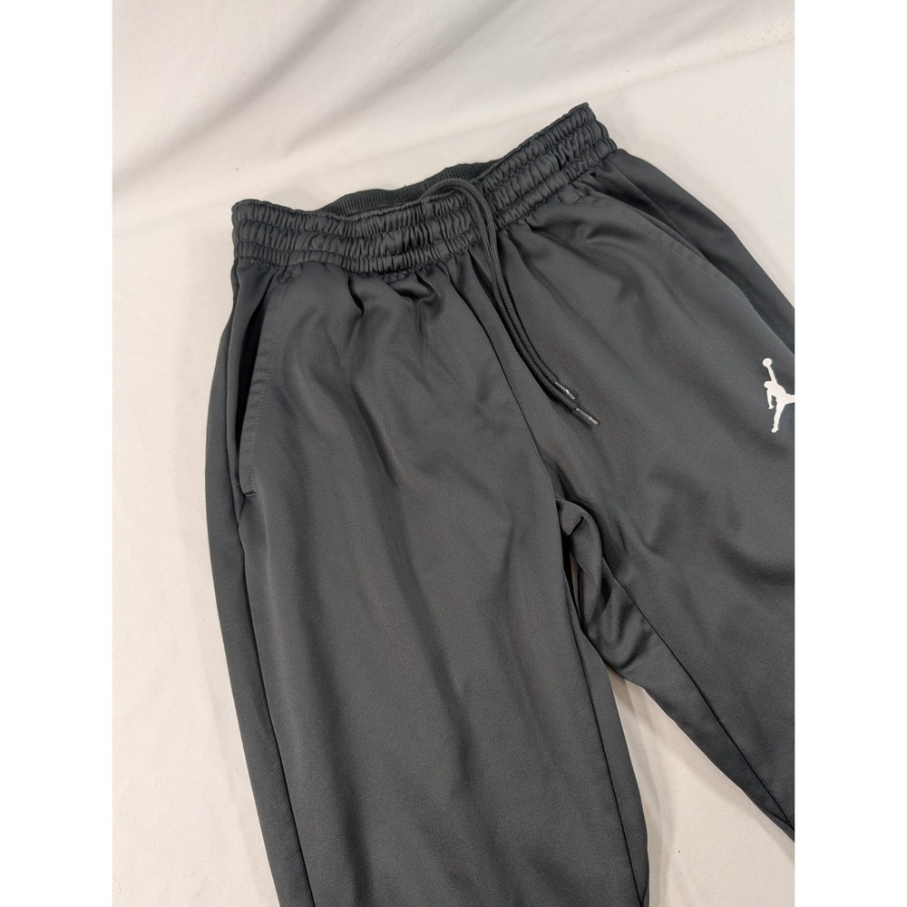 Nike Air Jordan Therma Fit Sweatpants Mens Med Gray Drawstring Fleece  Jumpman
